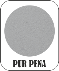 PUR PENA * Material * Vyniká svou výbornou elasticitou, tvarovou stálostí a dlouhou životností. PUR PENA * Material * Vyniká svou výbornou elasticitou, tvarovou stálostí a dlouhou životností.